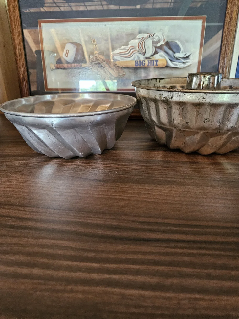 Silver Bundt and Tube Pan Set - Shiny Aluminum Bakeware